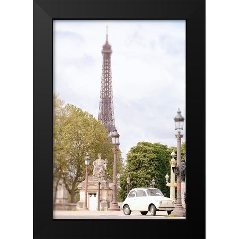 Paris Frozen in Time Black Modern Wood Framed Art Print by Okula, Carina