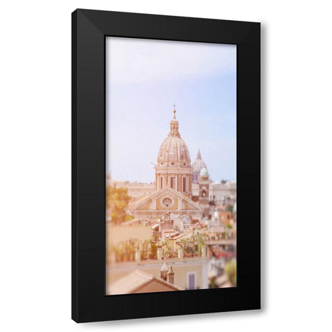Roman Glow Black Modern Wood Framed Art Print by Okula, Carina