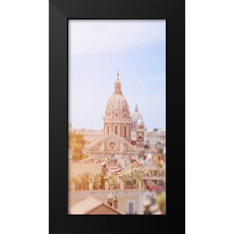 Roman Glow Black Modern Wood Framed Art Print by Okula, Carina