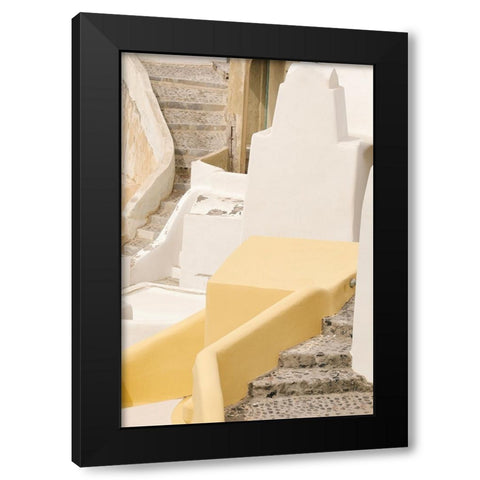 Stones and Stairs Black Modern Wood Framed Art Print by Okula, Carina