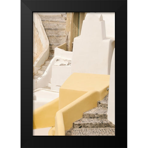 Stones and Stairs Black Modern Wood Framed Art Print by Okula, Carina