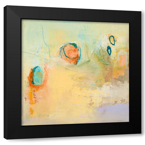 Secret Sweep Black Modern Wood Framed Art Print with Double Matting by Pristas, Tracy Lynn