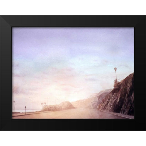 California Road Chronicles - 50 Black Modern Wood Framed Art Print by Penezic, Relja