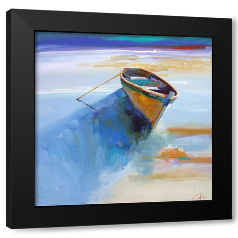 Low Tide 1 Black Modern Wood Framed Art Print with Double Matting by Penny, Craig Trewin