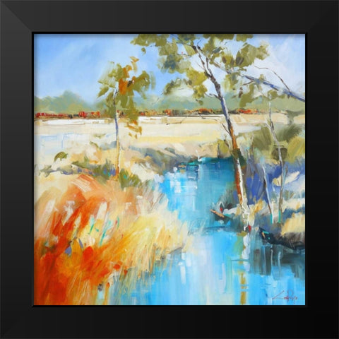 Summer Water 2 Black Modern Wood Framed Art Print by Penny, Craig Trewin