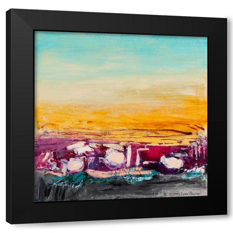 Whispered Wanderlust II Black Modern Wood Framed Art Print with Double Matting by Pristas, Tracy Lynn