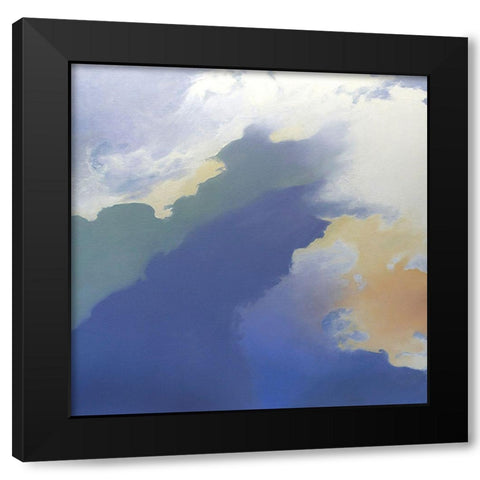 Race over Taos Black Modern Wood Framed Art Print by Pannell, Cap