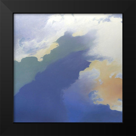 Race over Taos Black Modern Wood Framed Art Print by Pannell, Cap