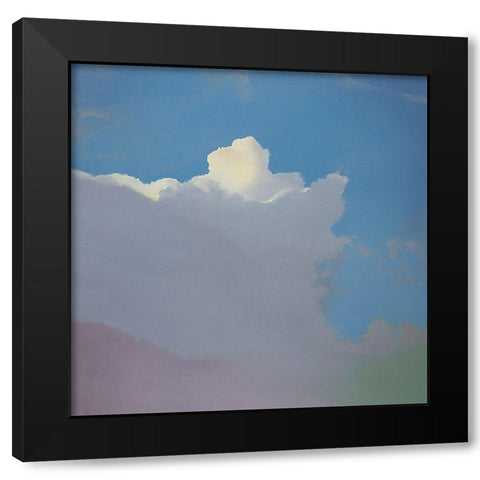 Sundae Black Modern Wood Framed Art Print by Pannell, Cap
