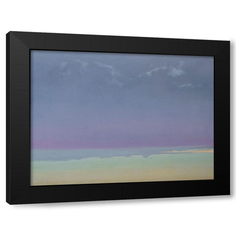 Twilight at Hill Country Black Modern Wood Framed Art Print with Double Matting by Pannell, Cap