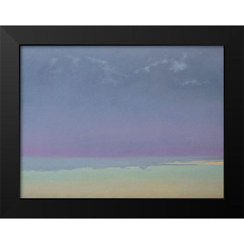 Twilight at Hill Country Black Modern Wood Framed Art Print by Pannell, Cap