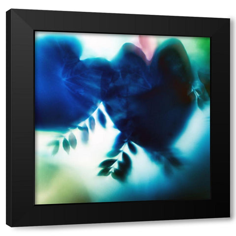 Evergreen No. 2 Black Modern Wood Framed Art Print with Double Matting by Pfrommer, Sven