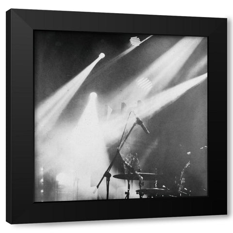 Jazz 1B Black Modern Wood Framed Art Print with Double Matting by Pfrommer, Sven