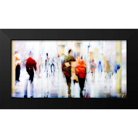 Java Jazz 35 Black Modern Wood Framed Art Print by Pfrommer, Sven