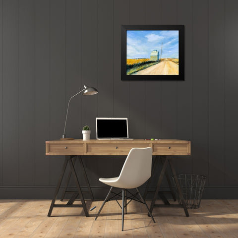 Open Road Black Modern Wood Framed Art Print by Paraskevas, Michael