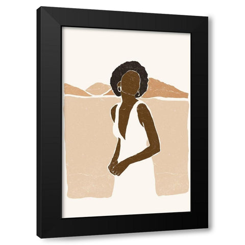 Boho Landscape II Black Modern Wood Framed Art Print by Pont, Yuyu