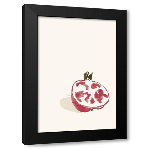 Tropical Grenade Black Modern Wood Framed Art Print with Double Matting by Pont, Yuyu