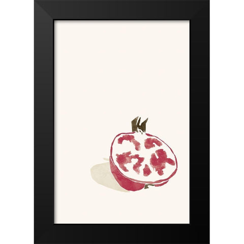 Tropical Grenade Black Modern Wood Framed Art Print by Pont, Yuyu