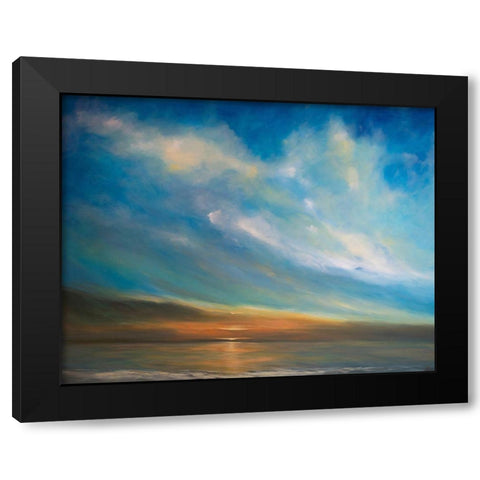 Heart Song Black Modern Wood Framed Art Print by Parent, Joanne