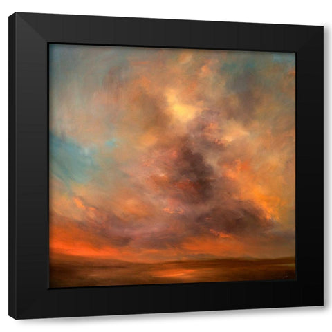 One Moment Black Modern Wood Framed Art Print by Parent, Joanne