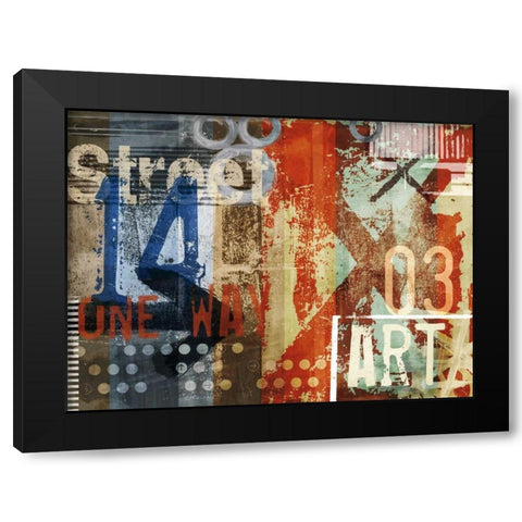 Art Type IV Black Modern Wood Framed Art Print by Pfrommer, Sven