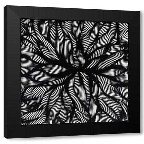 Consciousness Black Modern Wood Framed Art Print by Phelps, Nathan Richard