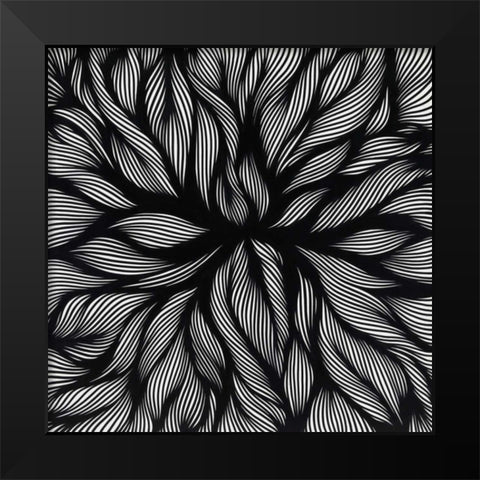 Consciousness Black Modern Wood Framed Art Print by Phelps, Nathan Richard