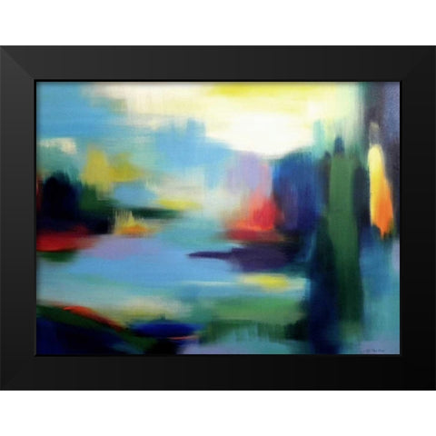 Color from Every View Black Modern Wood Framed Art Print by Posillico, Leo