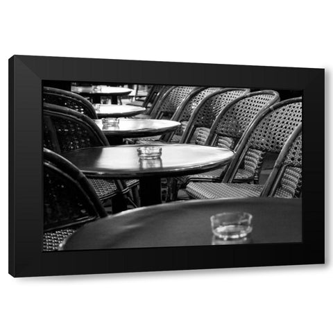 Cafe Noir Black Modern Wood Framed Art Print by Price, Melanie Alexandra
