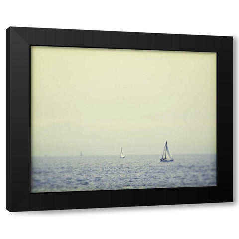 Perpetual Black Modern Wood Framed Art Print by Price, Melanie Alexandra