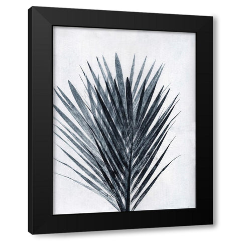 Palm 2 Grey Black Modern Wood Framed Art Print with Double Matting by Folcarelli, Pernille