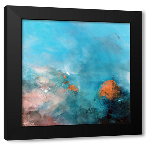 Silence is Golden Black Modern Wood Framed Art Print with Double Matting by Quinzin, Marianne