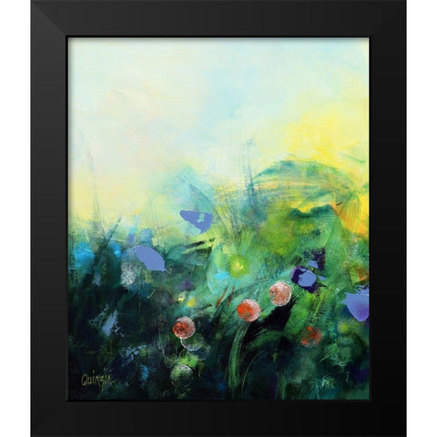 Waiting For Spring Black Modern Wood Framed Art Print by Quinzin, Marianne