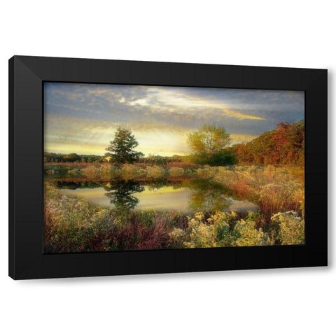 Arrival of Dawn Black Modern Wood Framed Art Print with Double Matting by Rivera, John