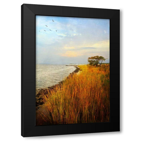 Morning Has Broken Black Modern Wood Framed Art Print with Double Matting by Rivera, John