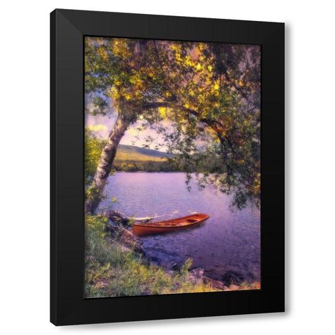Summer Days Black Modern Wood Framed Art Print by Rivera, John