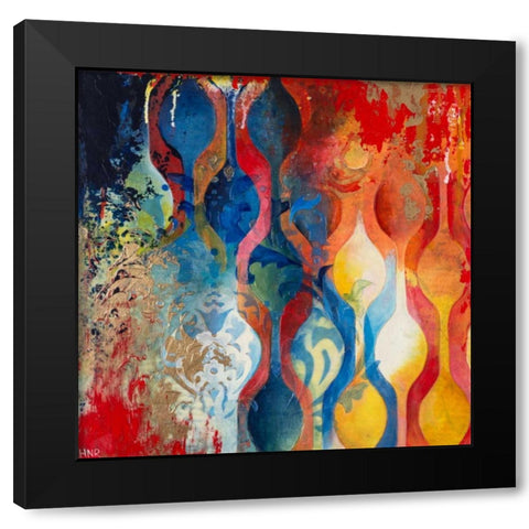 Clarity of Thought Black Modern Wood Framed Art Print by Robinson, Heather Noel