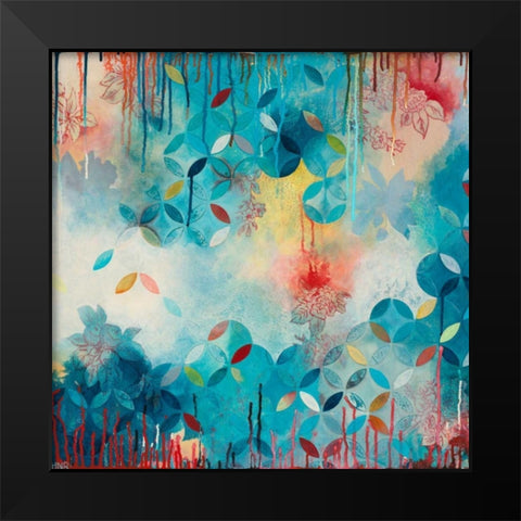 Tranquil Eden 1 Black Modern Wood Framed Art Print by Robinson, Heather Noel