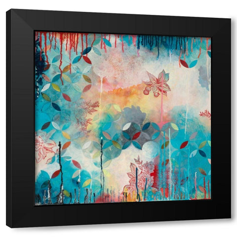 Tranquil Eden 3 Black Modern Wood Framed Art Print by Robinson, Heather Noel
