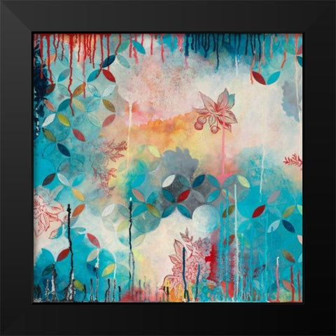 Tranquil Eden 3 Black Modern Wood Framed Art Print by Robinson, Heather Noel