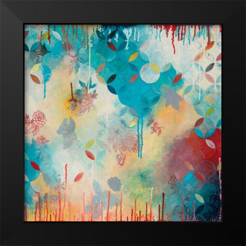 Tranquil Eden 4 Black Modern Wood Framed Art Print by Robinson, Heather Noel
