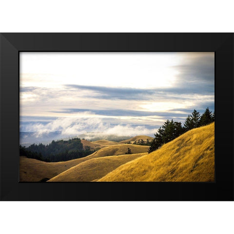 By Mass Form and Time Black Modern Wood Framed Art Print by Rogers, Eunika