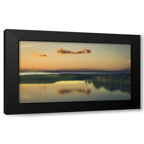 Of Love and Solitude Black Modern Wood Framed Art Print by Rogers, Eunika