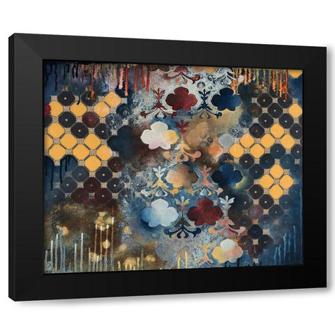 Gilded Age Black Modern Wood Framed Art Print by Robinson, Heather Noel