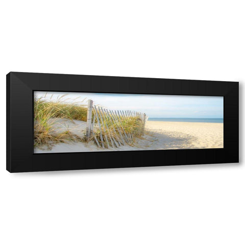 Sandy Neck (panorama) Black Modern Wood Framed Art Print with Double Matting by Ryan, Brooke T.