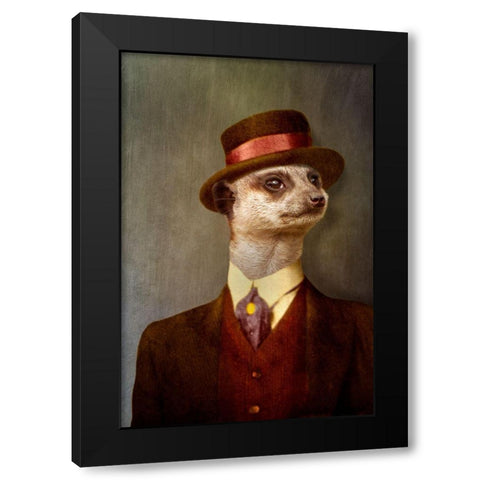 The Weakling Black Modern Wood Framed Art Print with Double Matting by Roch, Martine