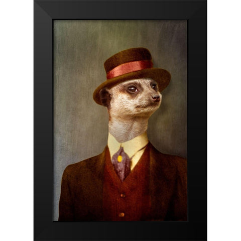 The Weakling Black Modern Wood Framed Art Print by Roch, Martine