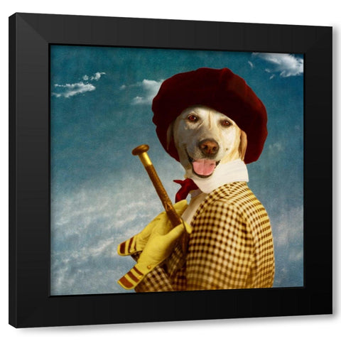 The Extravagant Black Modern Wood Framed Art Print by Roch, Martine