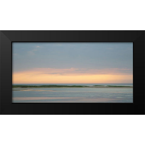 Pastel Sunrise Black Modern Wood Framed Art Print by Ryan, Brooke T.
