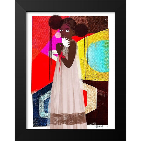 Marche Black Modern Wood Framed Art Print by Robinson, Erin K.